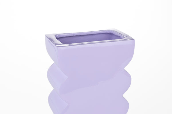 Curves vaas s shiny lila (set of 8)