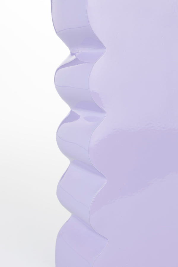 Curves vaas s shiny lila (set of 8)
