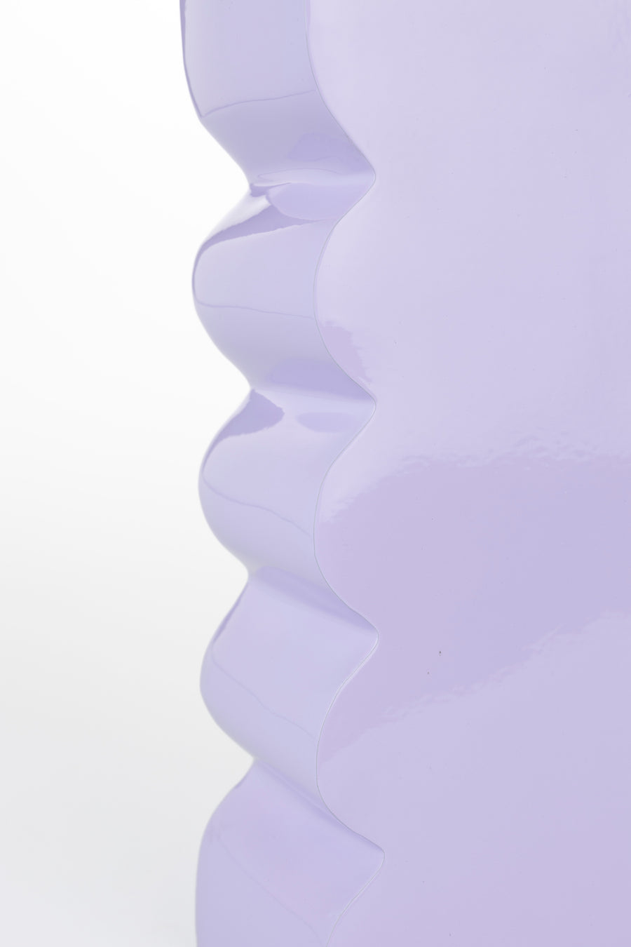 Curves vaas s shiny lila (set of 8)