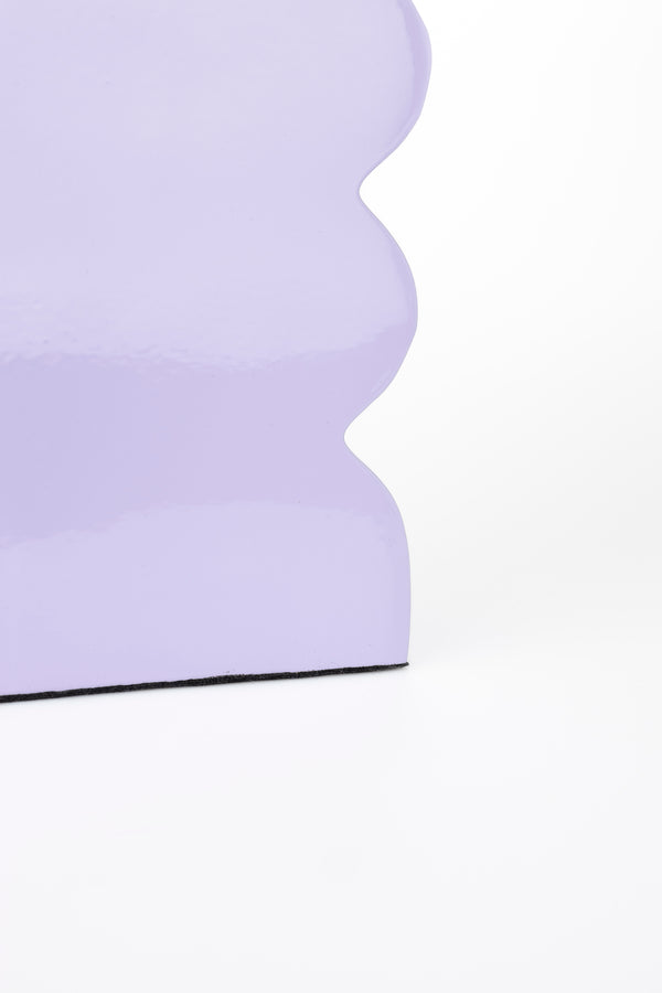 Curves vaas s shiny lila (set of 8)