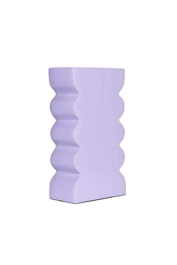 Curves vaas l shiny lila (set of 4)