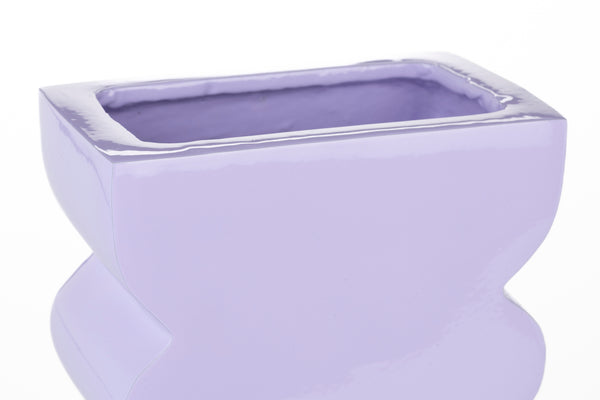 Curves vaas l shiny lila (set of 4)