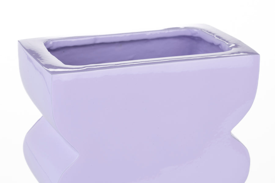 Curves vaas l shiny lila (set of 4)