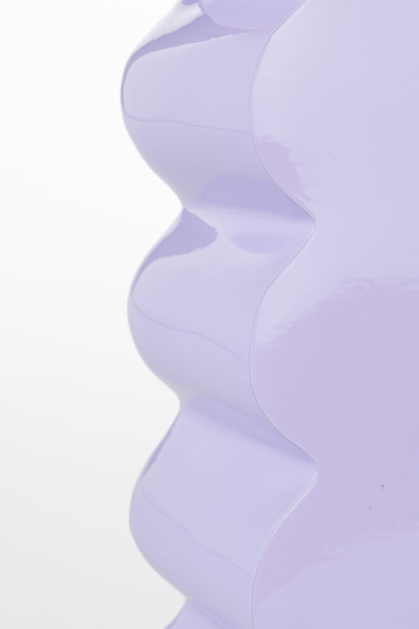 Curves vaas l shiny lila (set of 4)