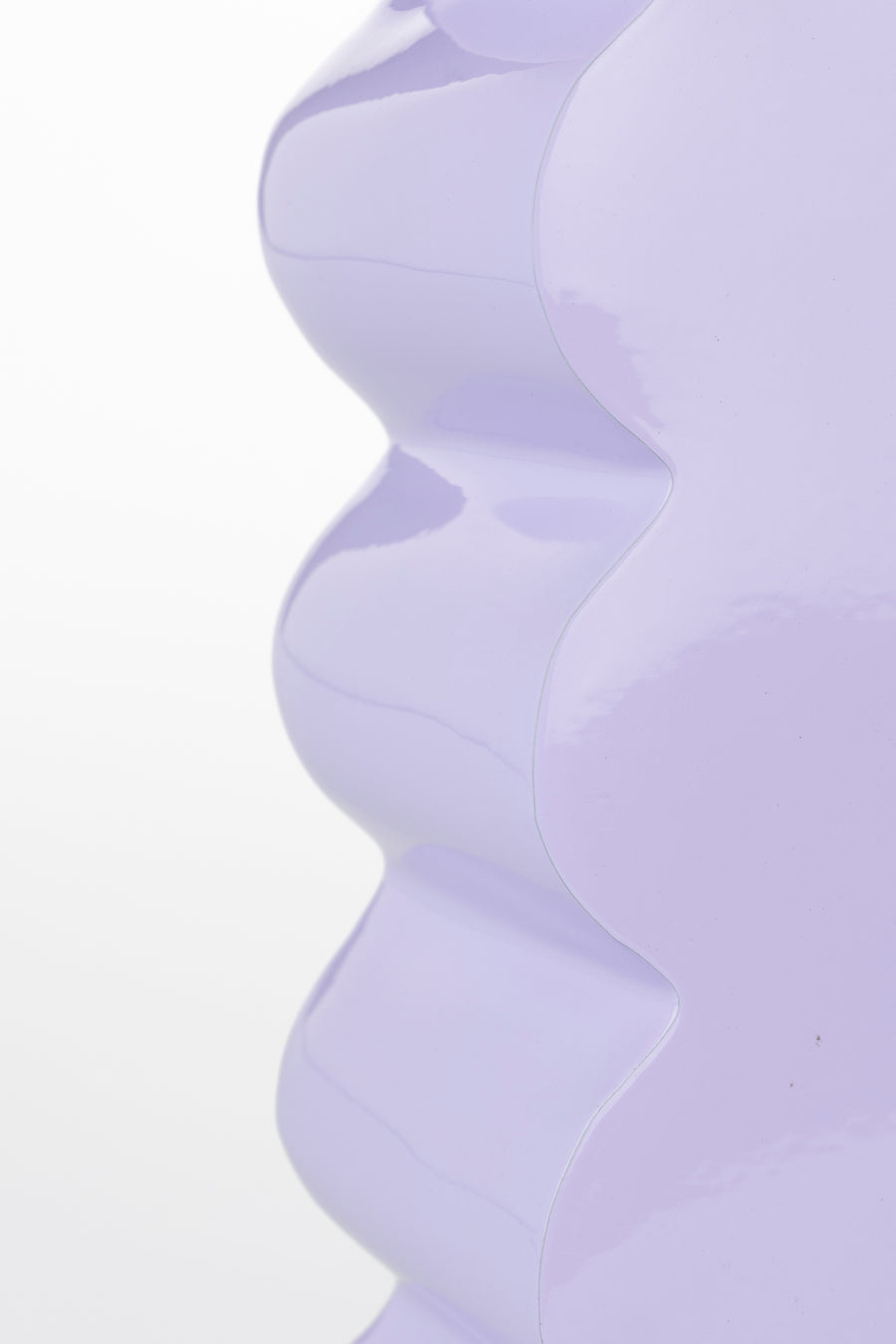 Curves vaas l shiny lila (set of 4)