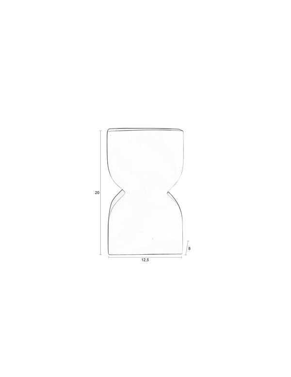 Cones vaas s shiny lila (set of 8)