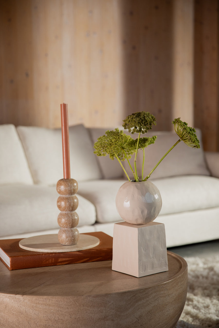 Vaas Crocus Beige (set van 4)