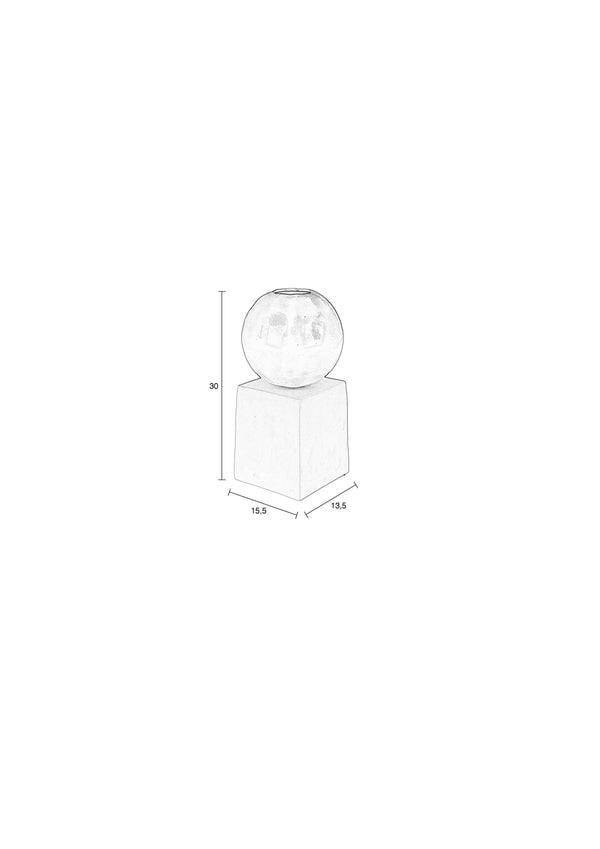 Vaas Crocus Beige (set van 4)