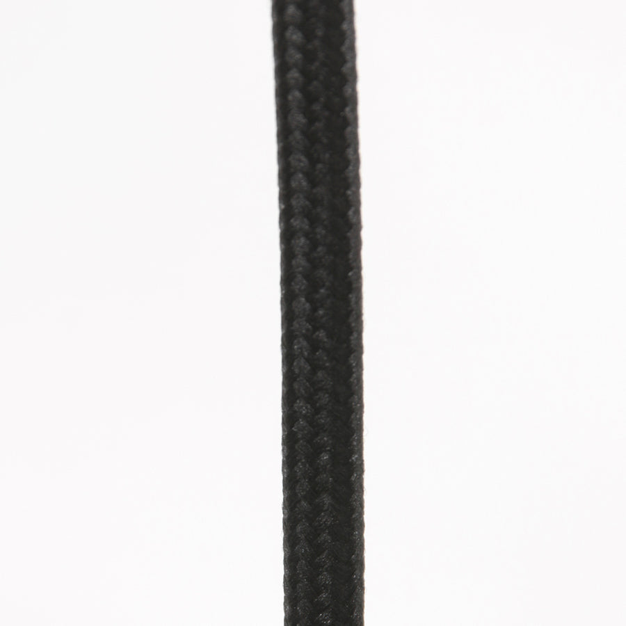 Vloerlamp Stang 8218ZW Zwart + Kap Wit Linnen