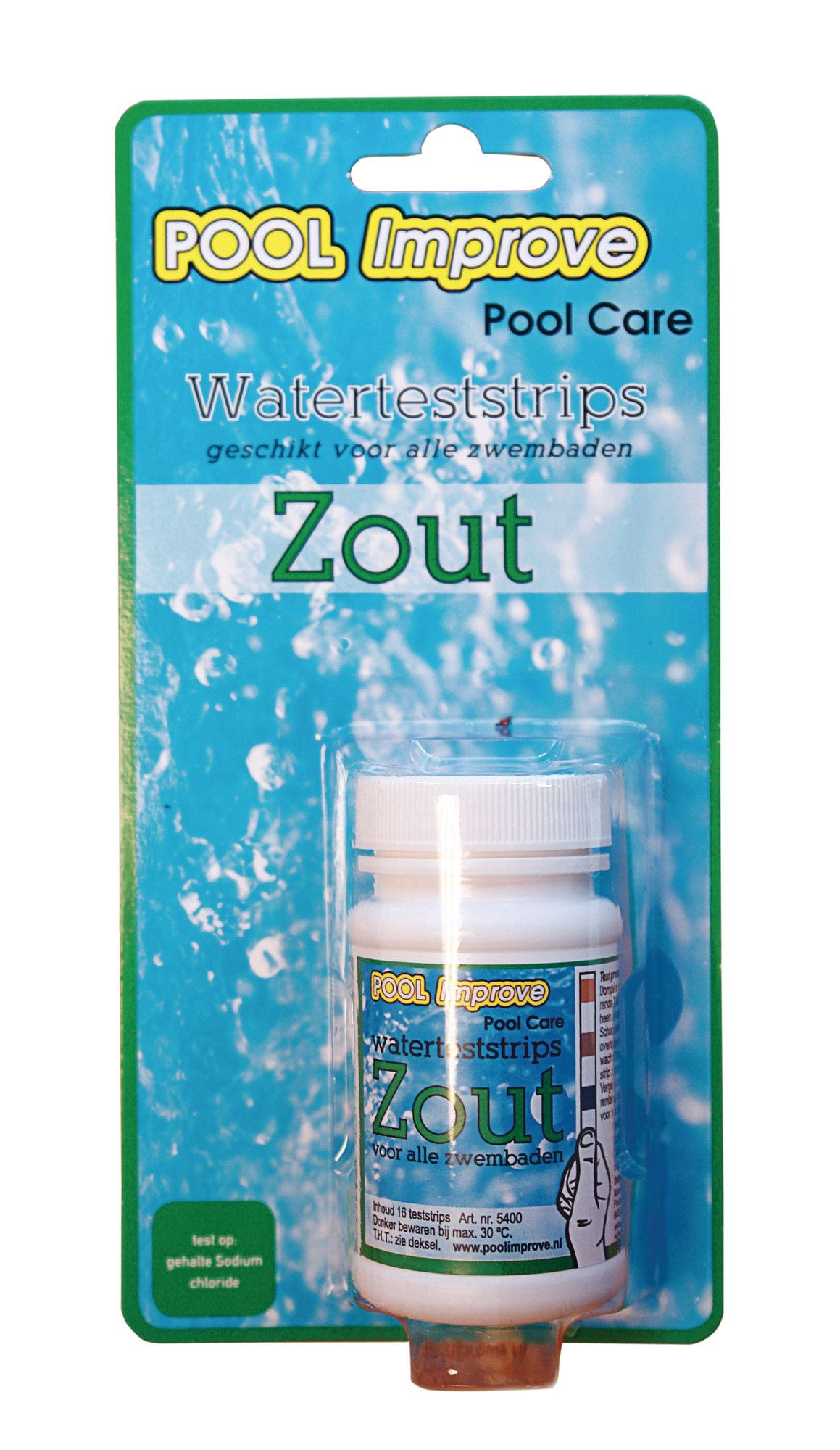 Pool Improve teststrips zout