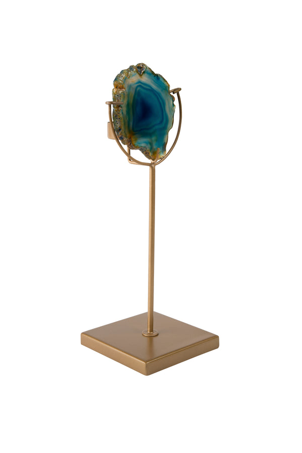 Kaarsenhouder Gem Blauw (set van 4)