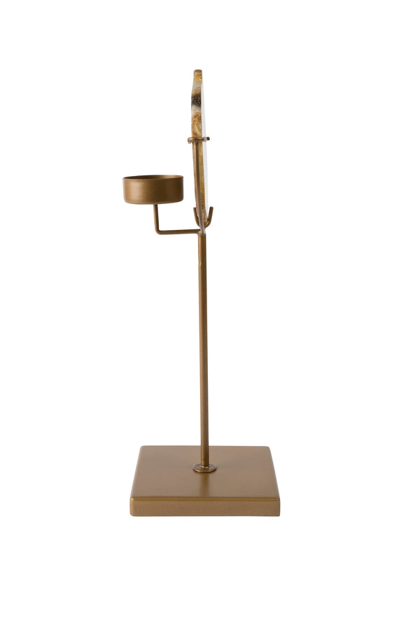 Kaarsenhouder Gem Geel (set van 4)