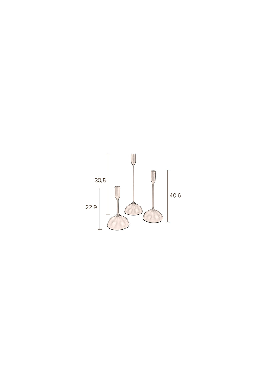 Kaarsenhouder Sesta Set van 3