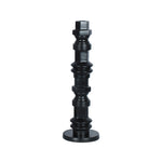 Totem kandelaar m zwart (set of 4)