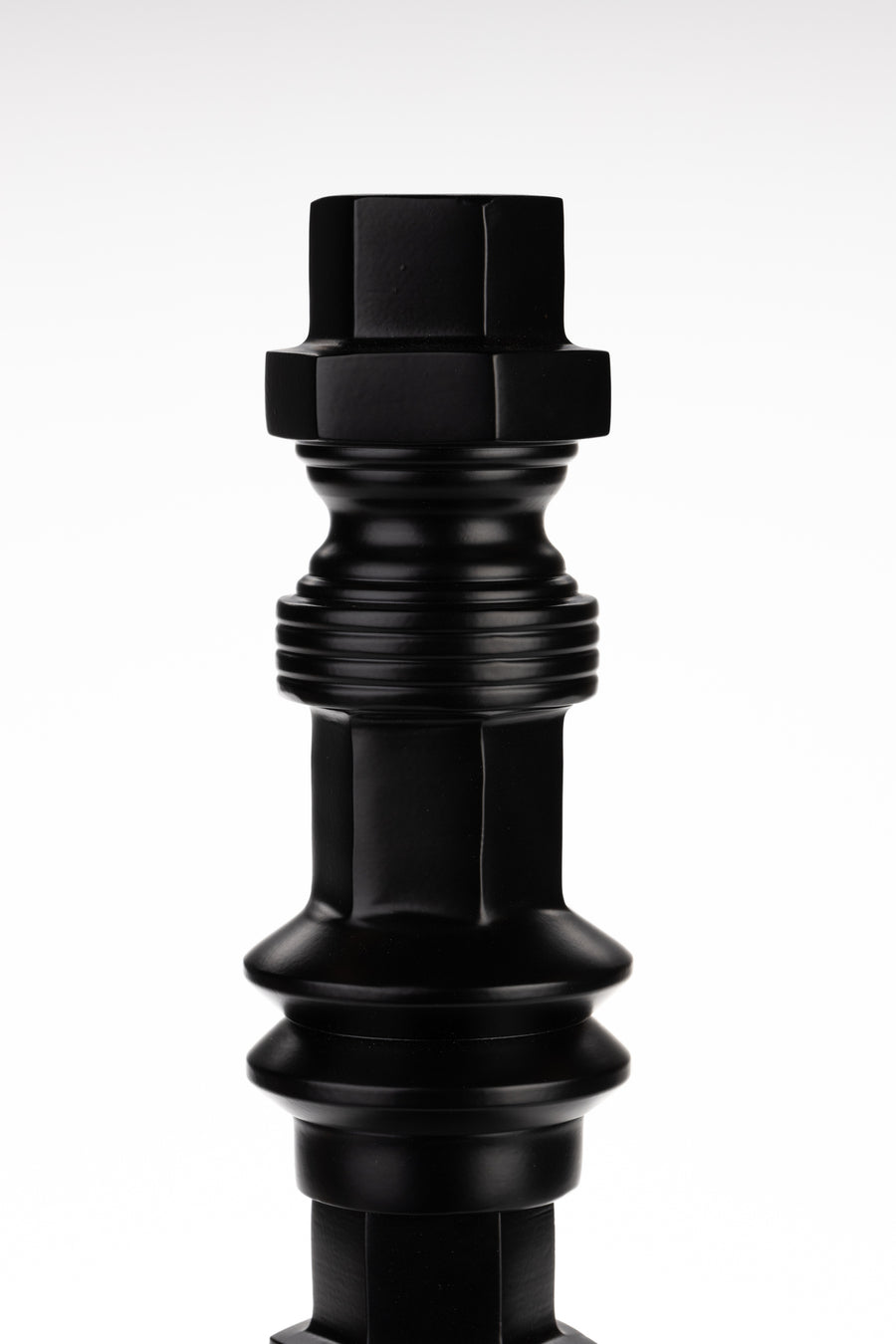 Totem kandelaar m zwart (set of 4)