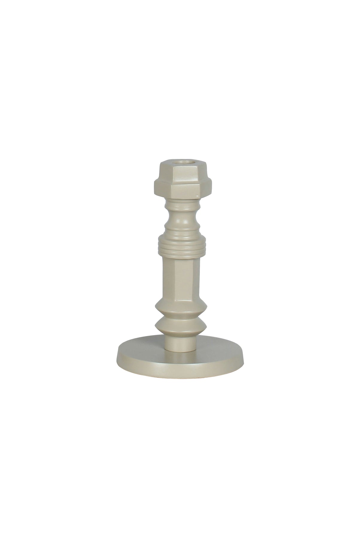 Kaarsenhouder Totem S Beige (set van 4)