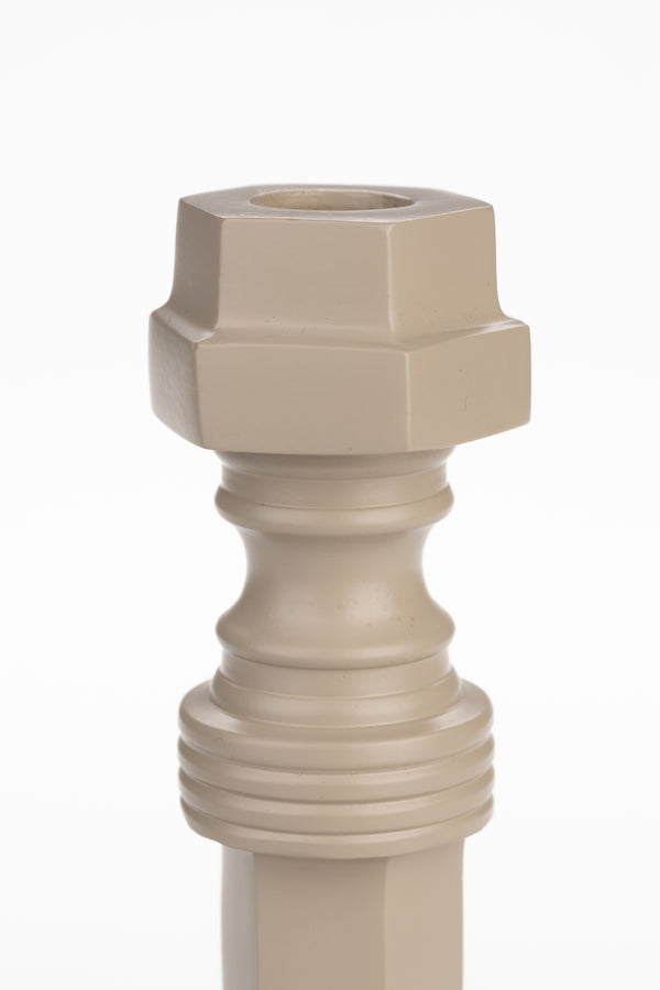 Kaarsenhouder Totem S Beige (set van 4)