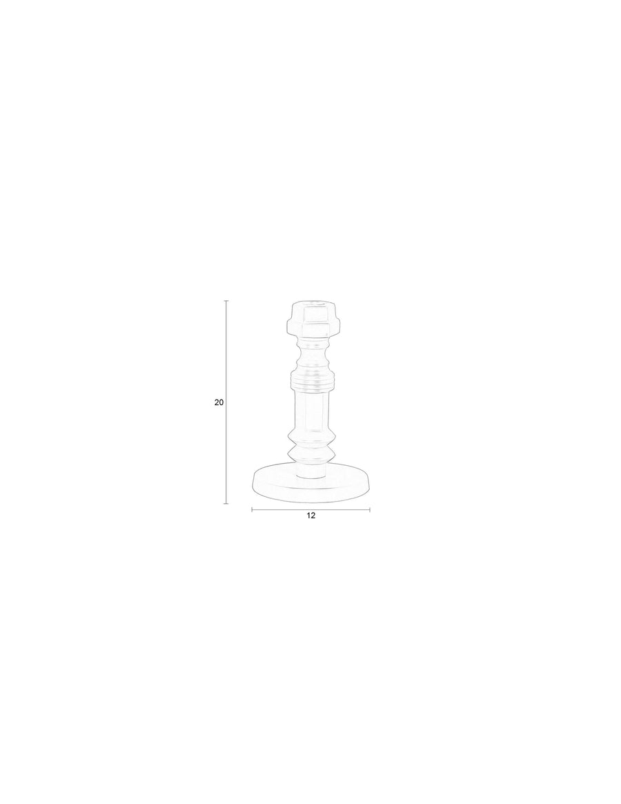 Kaarsenhouder Totem S Beige (set van 4)