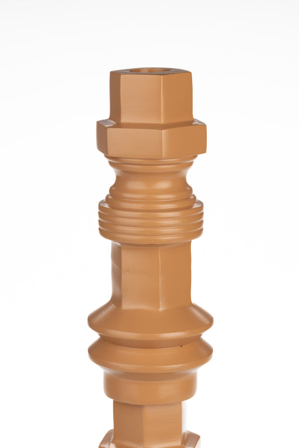 Totem kandelaar m smooth terra (set of 4)