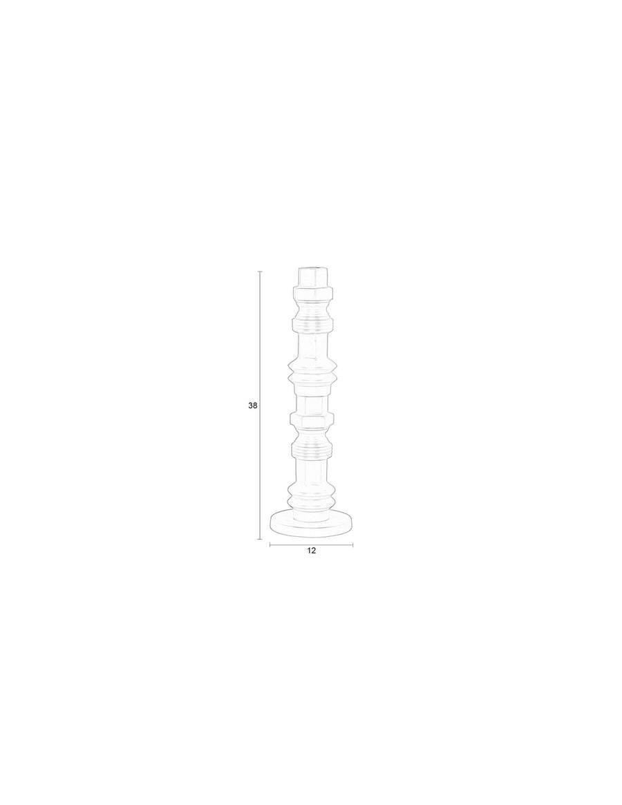 Totem kandelaar m smooth terra (set of 4)