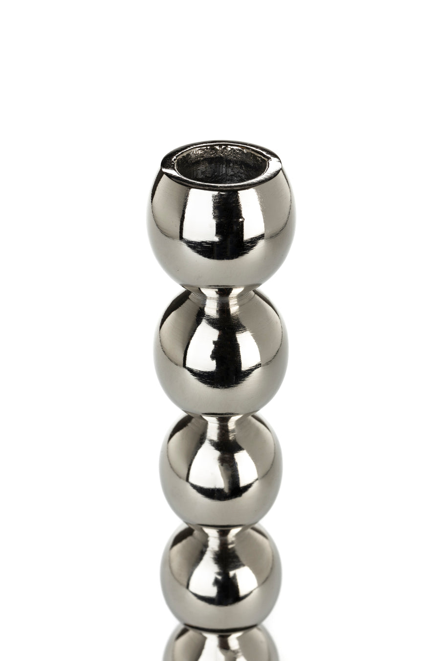 Bubbles kandelaar one shiny zilver (set of 6)