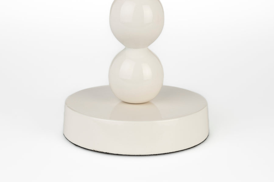 Bubbles kandelaar two shiny beige (set of 6)