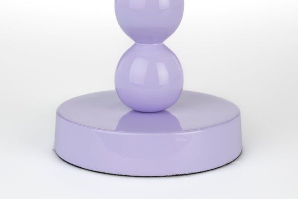 Bubbles kandelaar two shiny lila (set of 6)