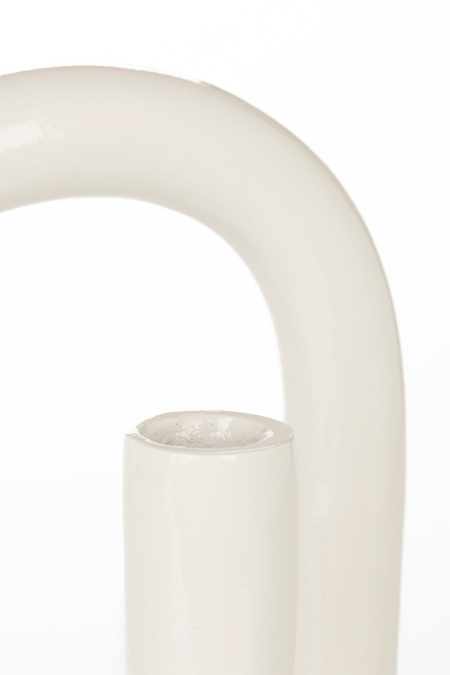 Kaarsenhouder Tubo S Glanzend Beige (set van 6)