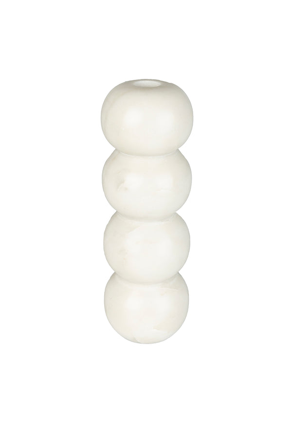 Rome kandelaar marmer wit (set of 4)