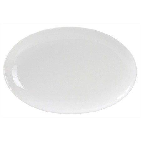 Plate Oval White 25.5cm