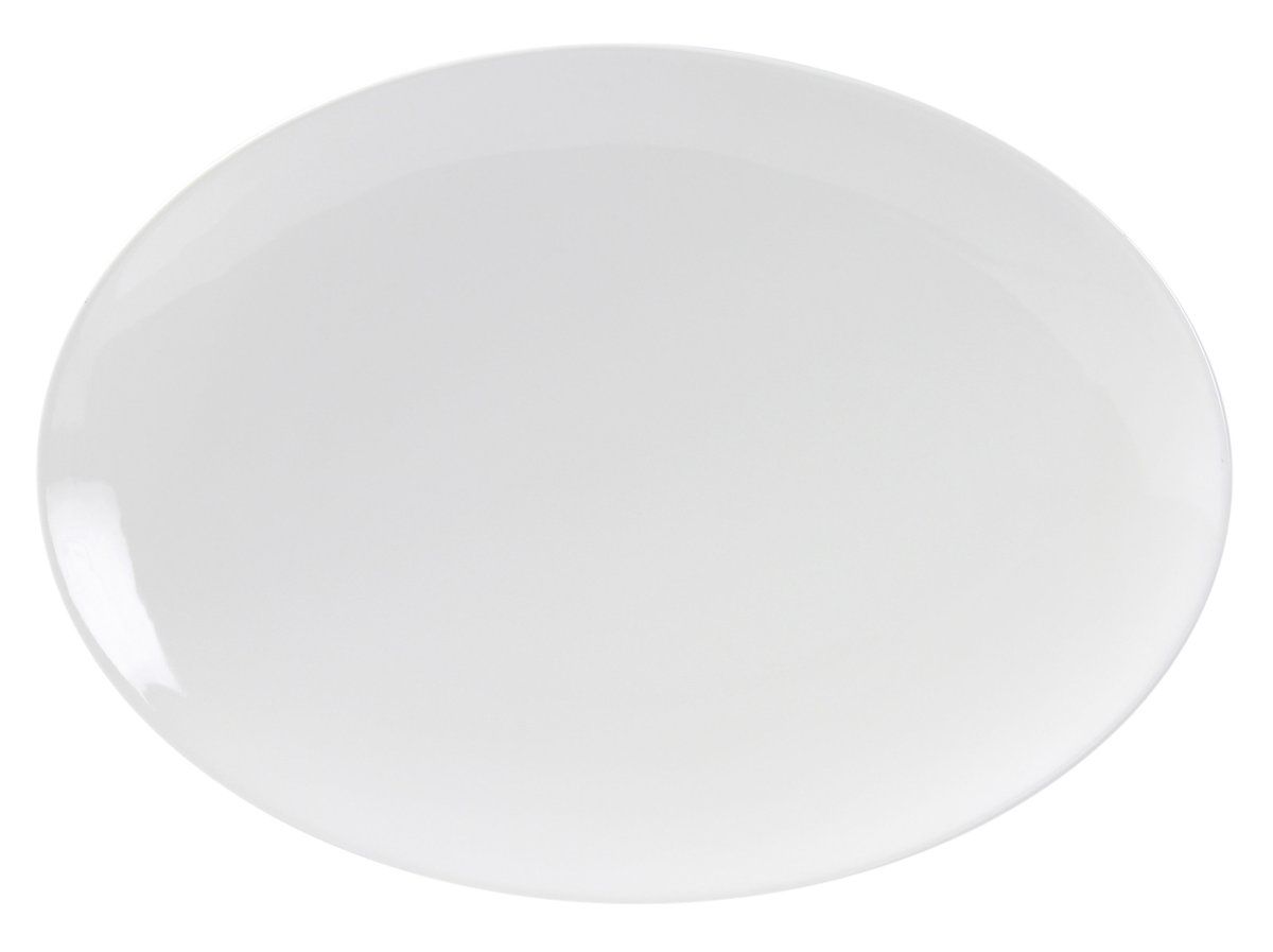 Plate Oval White 30cm