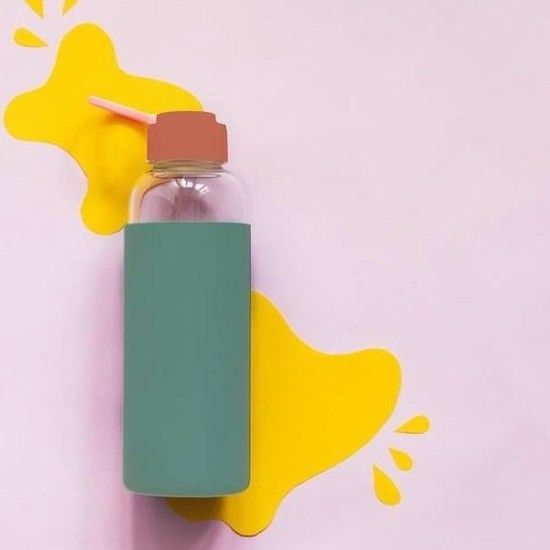 Bottle glass eco friendly mint