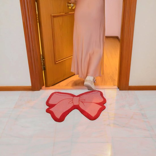 Deurmat pink ribbon