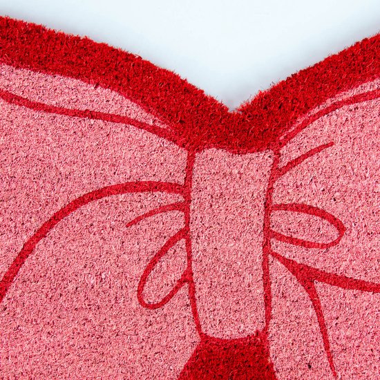 Deurmat pink ribbon