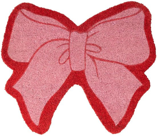 Deurmat pink ribbon
