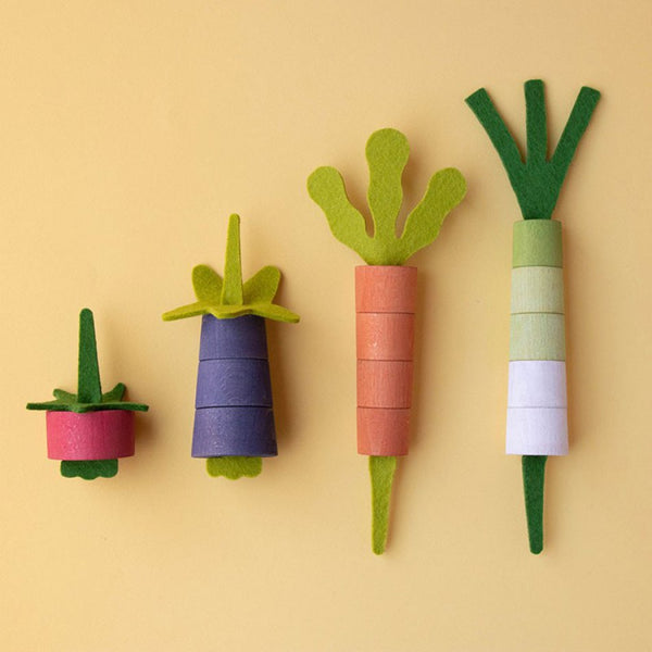 Wooden toys - veggies