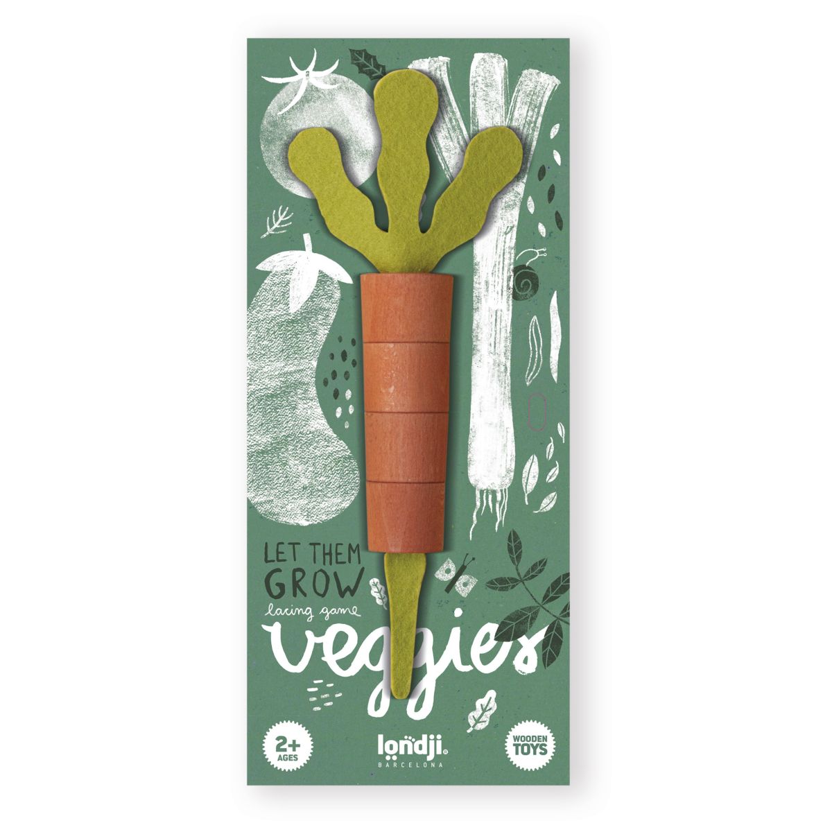 Wooden toys - veggies