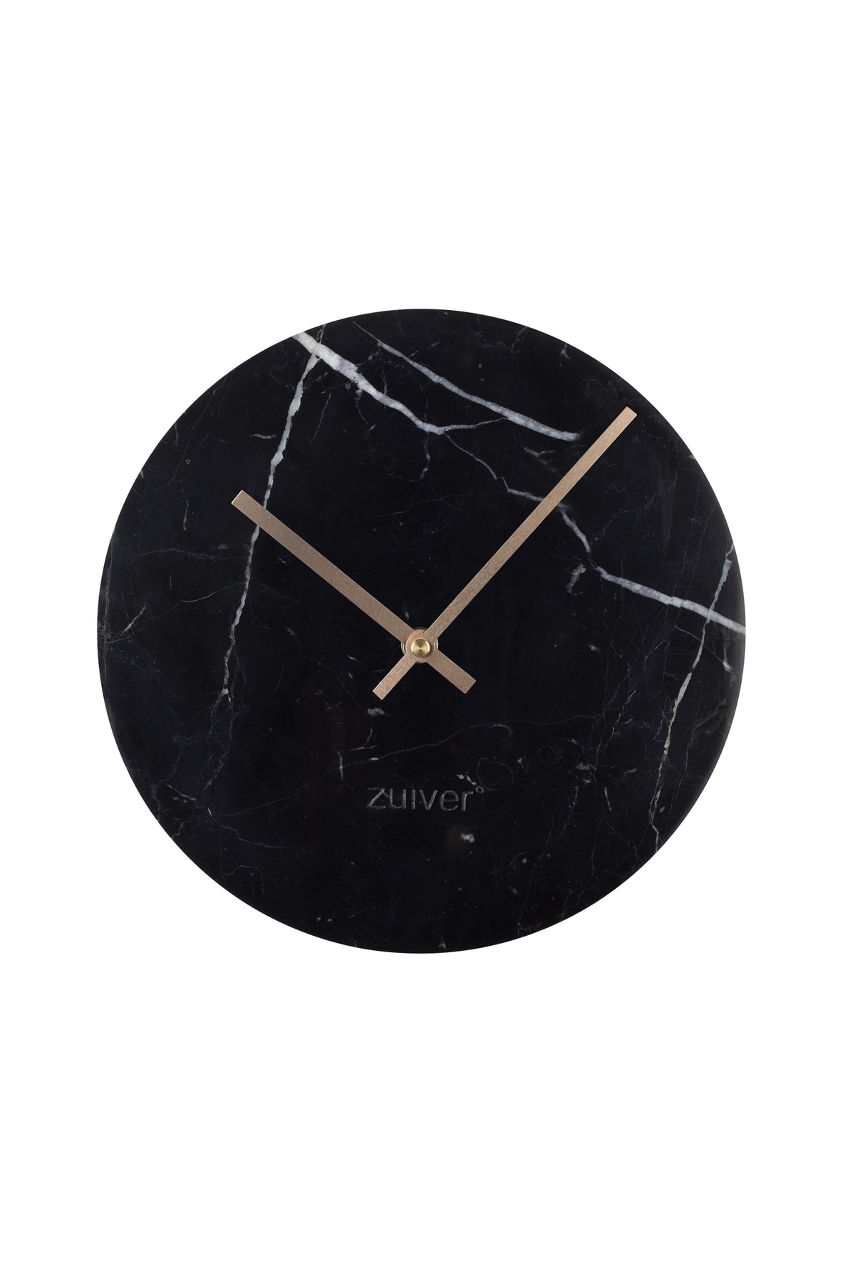 Klok Marmer Time Zwart (set van 3)
