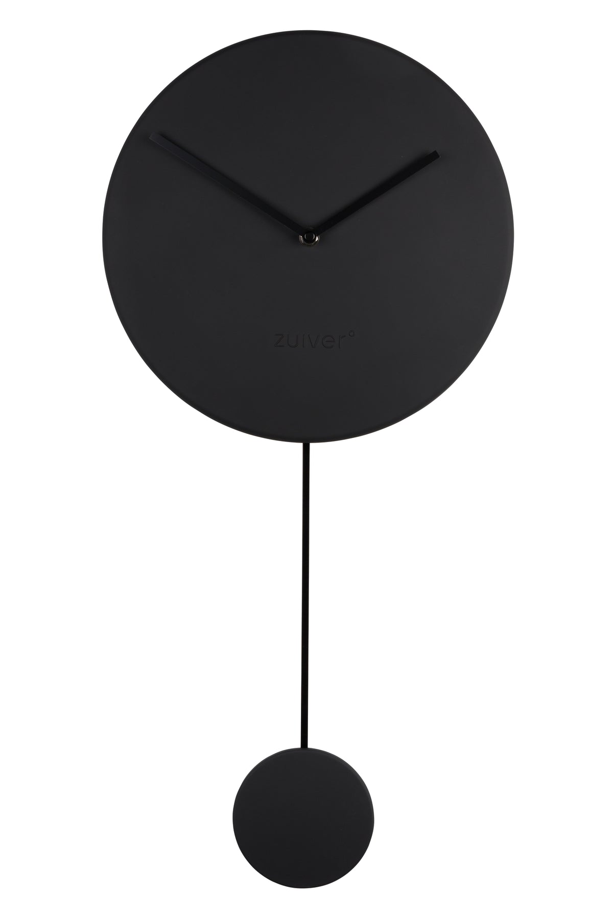 Klok Minimal Zwart (set van 4)