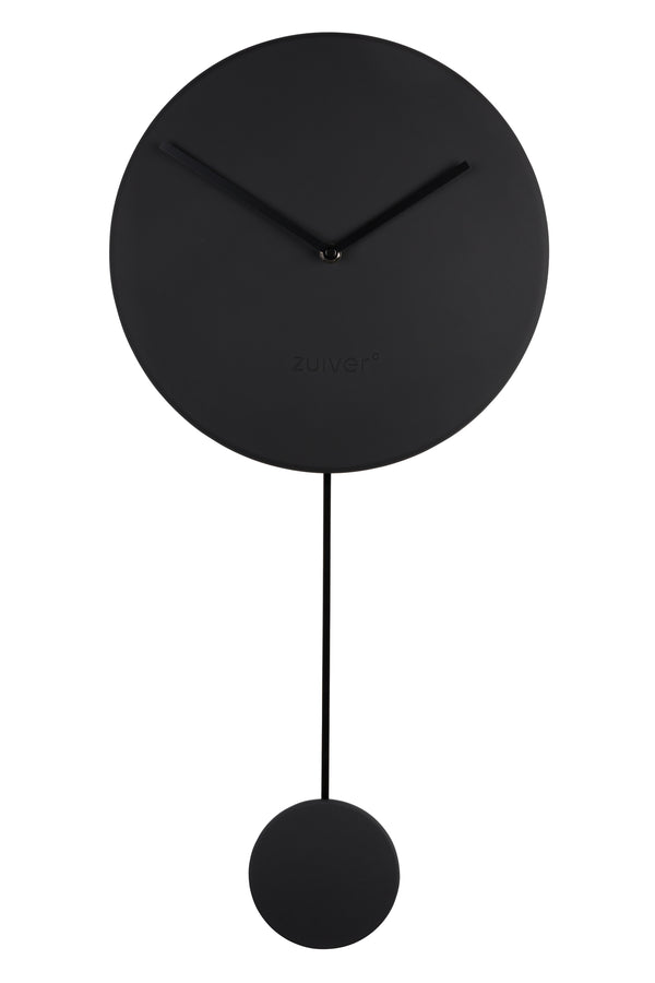Klok Minimal Zwart (set van 4)