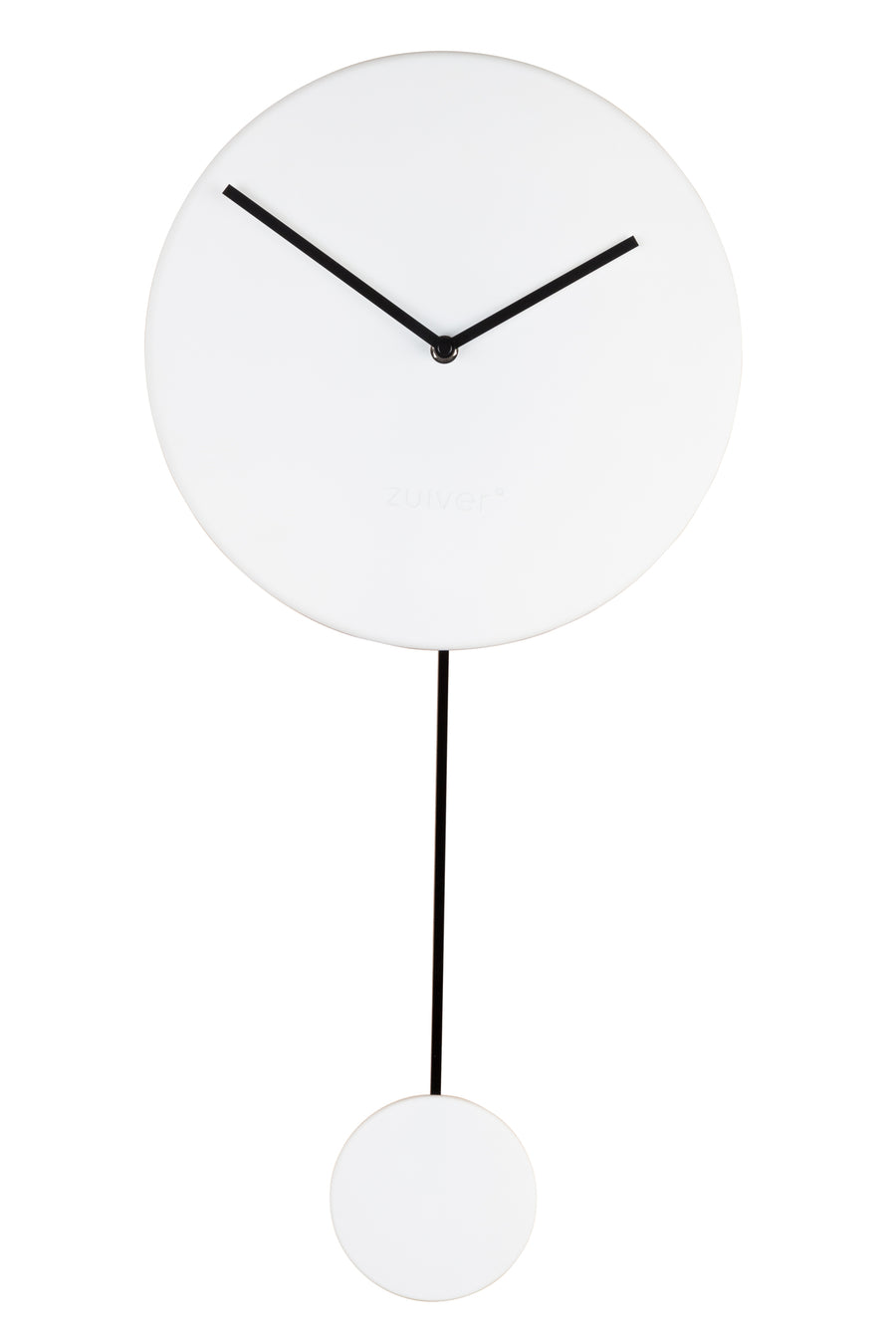 Klok Minimal Wit (set van 4)