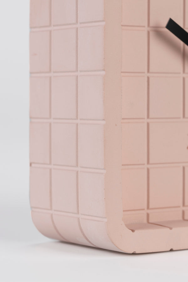 Klok Cute Beton Roze (set van 6)