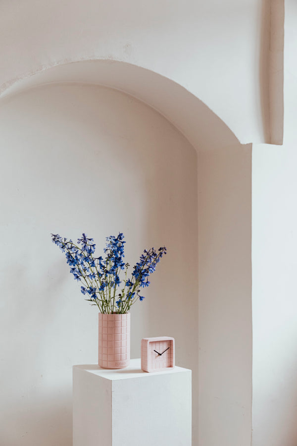 Klok Cute Beton Roze (set van 6)