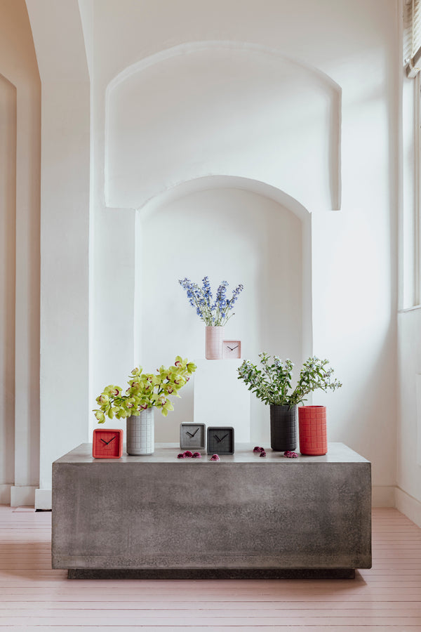 Klok Cute Beton Grijs (set van 6)