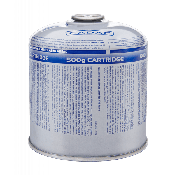 Gascartridge 500g Threaded Valve