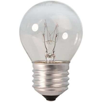 Ball Lamp 220-240v 10W 55lm E27 clear, energy label E