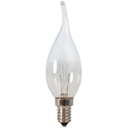 Tip Candle Lamp 220-240V 10W 55lm E14 clear, energy label E