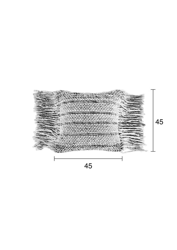 Kussen Fringe Naturel (set van 6)