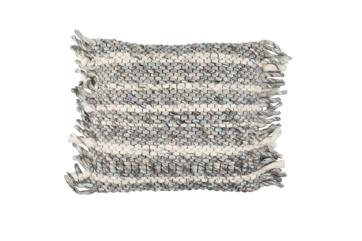 Kussen Frills Grijs/Blauw (set van 6)