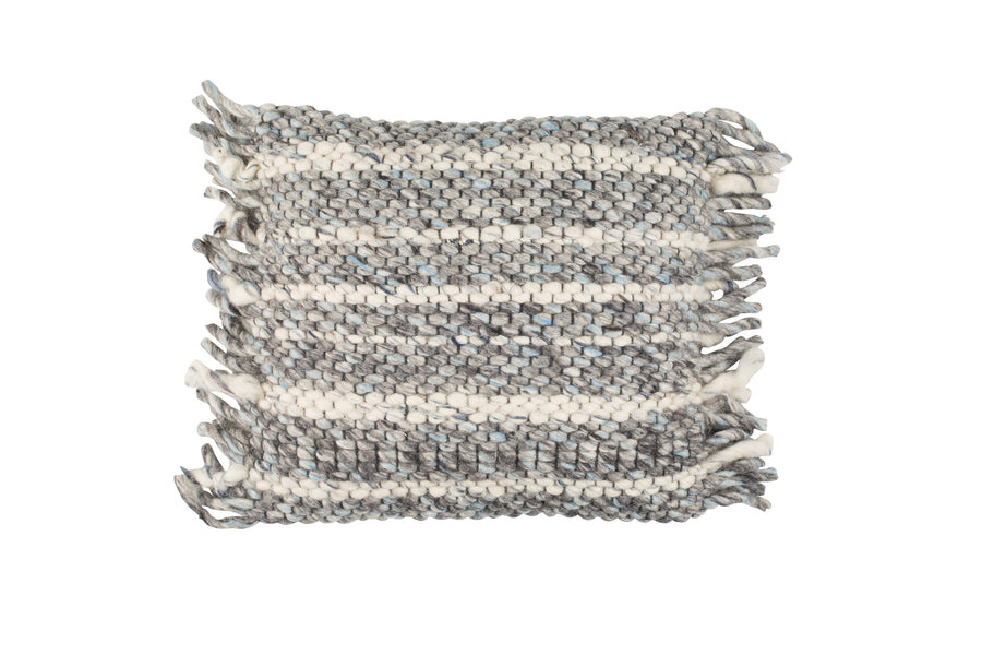 Kussen Frills Grijs/Blauw (set van 6)